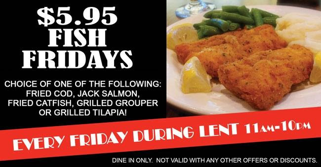 Pietro’s Lent Special Fish Friday 2019 Pietro's Lent Special Fish Friday 2019